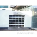 Tienda de vehículos moderna Puerta de garaje de vidrio transparente